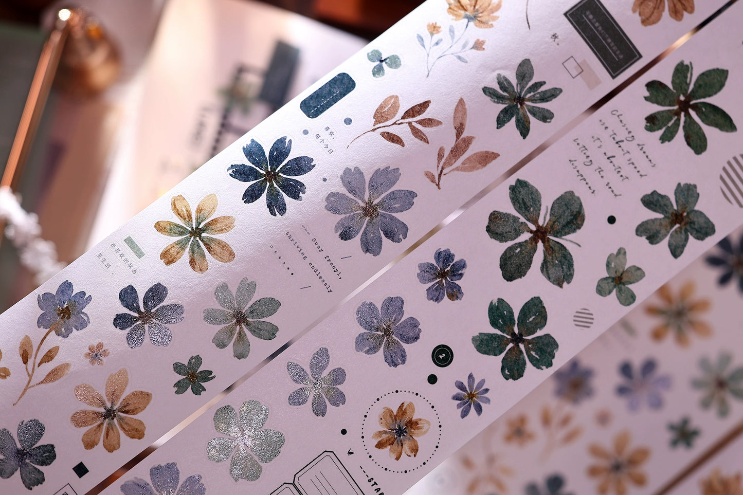 XiaoBaiJia【Green Book】Light Retro Orginal Design Washi Pet Tape Landscape Stickers