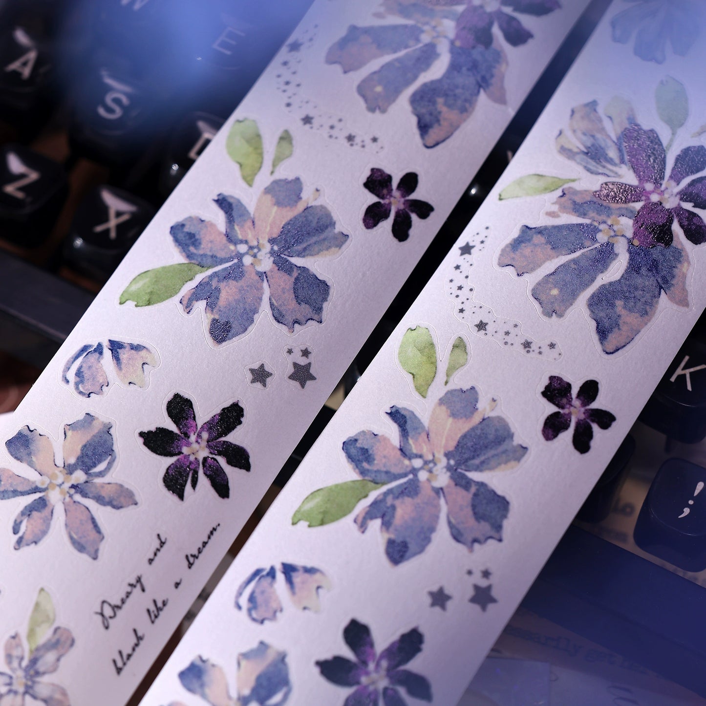 XiaoBaiJia【Dream】Light Retro Orginal Design Washi Pet Tape Landscape Stickers