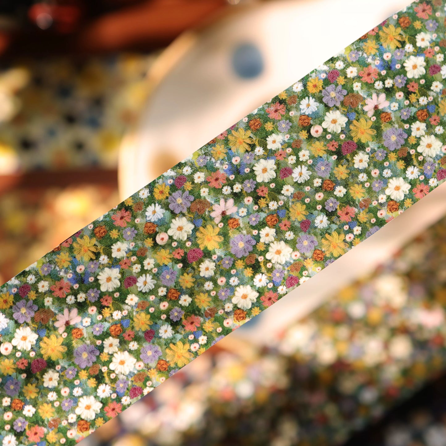 YiEr Vol17【Vintage Original Floral Pattern】Floral Washi Tape and PET Stickers