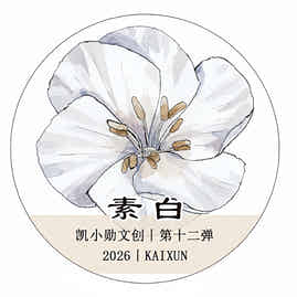 Kaixiaoxun Vol12【Plain White】 Pre-Cut Long Loop Washi/Matte PET Tape for Scrapbook Supplies,Junk Journal Supplies