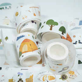 A Bit of A Studio【What's in My Bag】Pre-cut Camp/Breakfast/Bag/Forest Washi/PET Tape