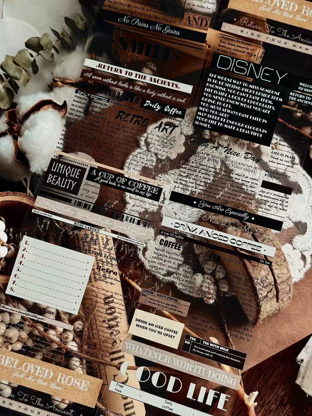 Linlanxi 【Herben Supplement】Original  Washi/Pet Tape - New Fashion Retro Wider English Counted Tape