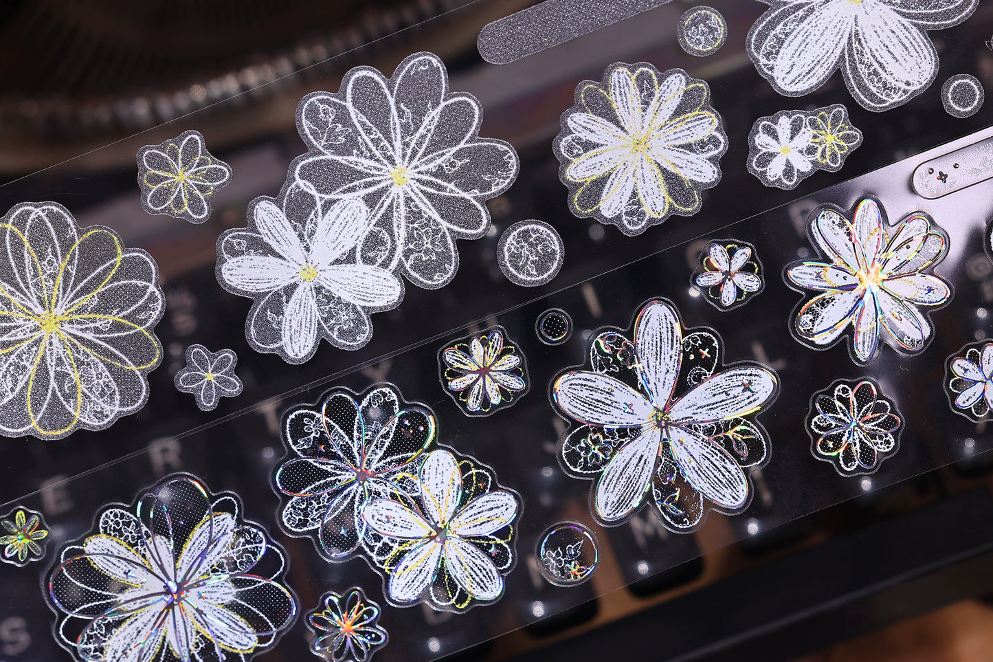 XiaoBaiJia【Cappuccino&White Dream Island】Light Retro Orginal Design Washi Pet Tape Landscape Stickers