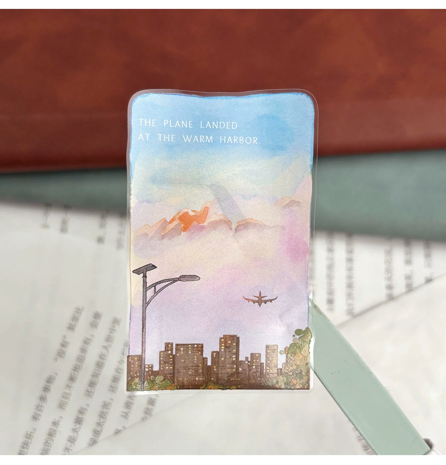 ZiYuanSu【Sunset Glow】Background Sunset Scene Pre-cut Washi/PET Tape