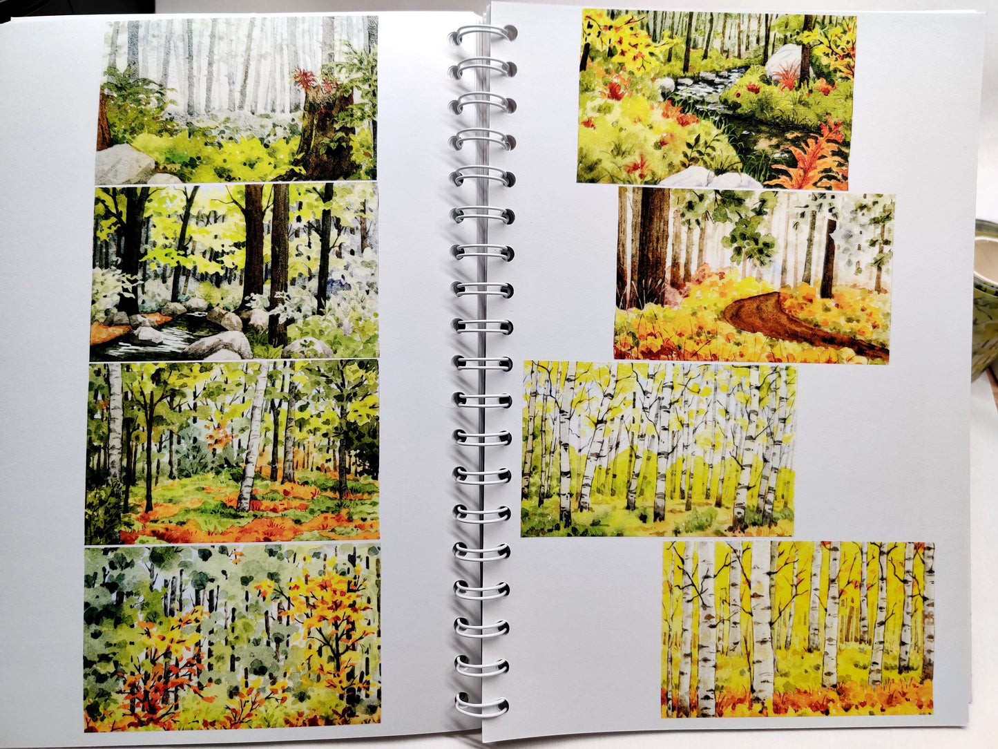 Xiangxiang Vol4 【Forest】Light Retro Scenery Orginal Design Washi Pet Tape Landscaping Stickers