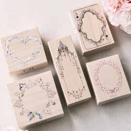 STARRY NIGHT Vol14【Fantastic Journey】Orginal Design Versatile Frame Maple Practical Frame Washi Tape Stamp