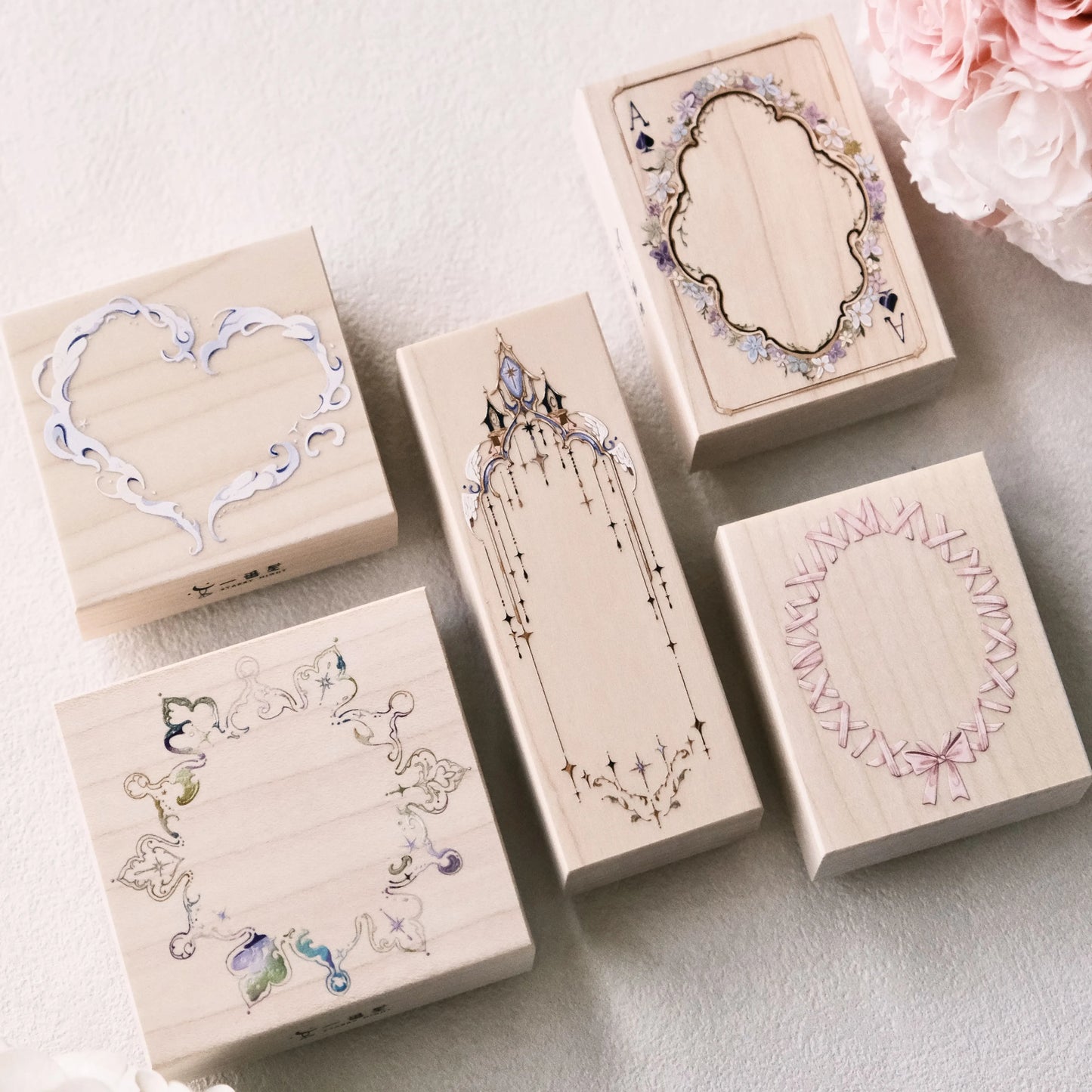 STARRY NIGHT Vol14【Fantastic Journey】Orginal Design Versatile Frame Maple Practical Frame Washi Tape Stamp