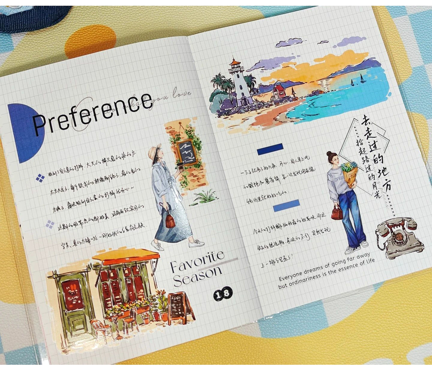 ZiYuanSu【Street View】Background Scene/Landscape Pre-cut Washi/PET Tape,for Scrapbook Supplies,Scrapbook Tape Stickers,Junk Journal Supplies