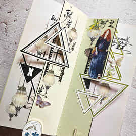 XingXing Vol4【Simple Alien Structure】 Pre-cut Light Retro Washi/PET Tape,Simplified geometric shapes