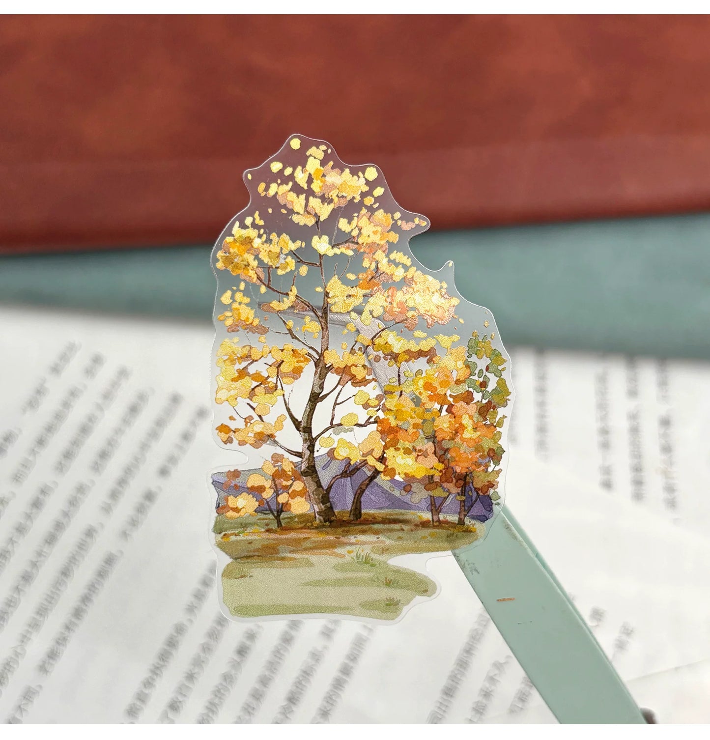 ZiYuanSu【Sunset Glow】Background Sunset Scene Pre-cut Washi/PET Tape