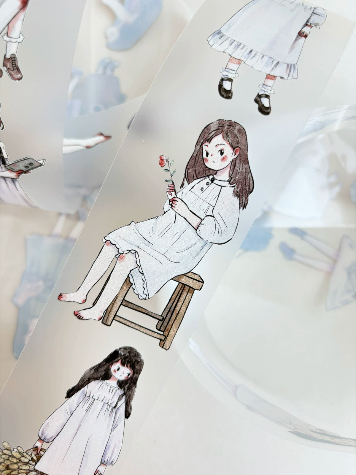 Kaixiaoxun Vol6 【Little Girl】 Washi/Matte PET Tape