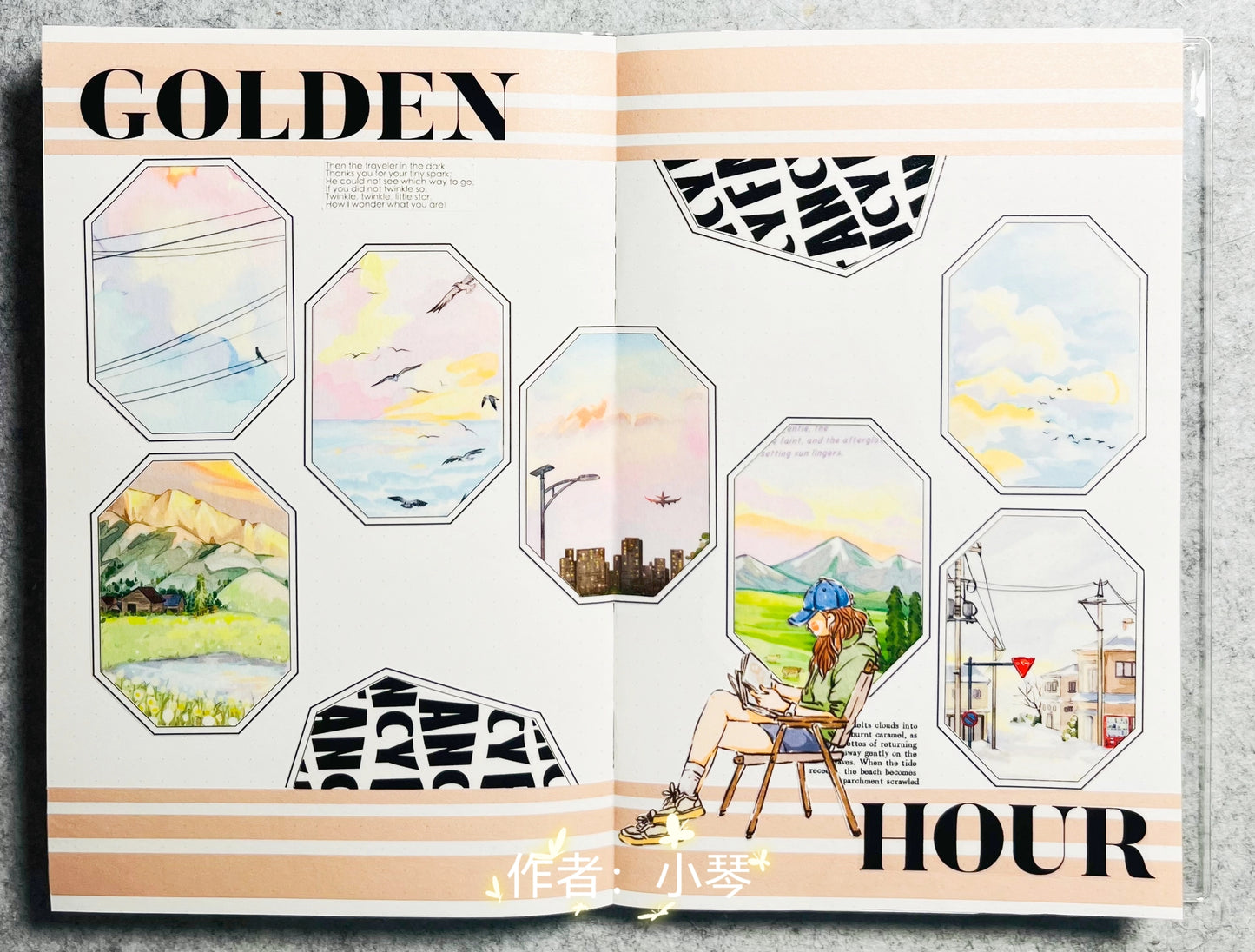 Rita's Little World【Ribbon 2.5cm*5m Set】4-color set of  Washi Paper Tape