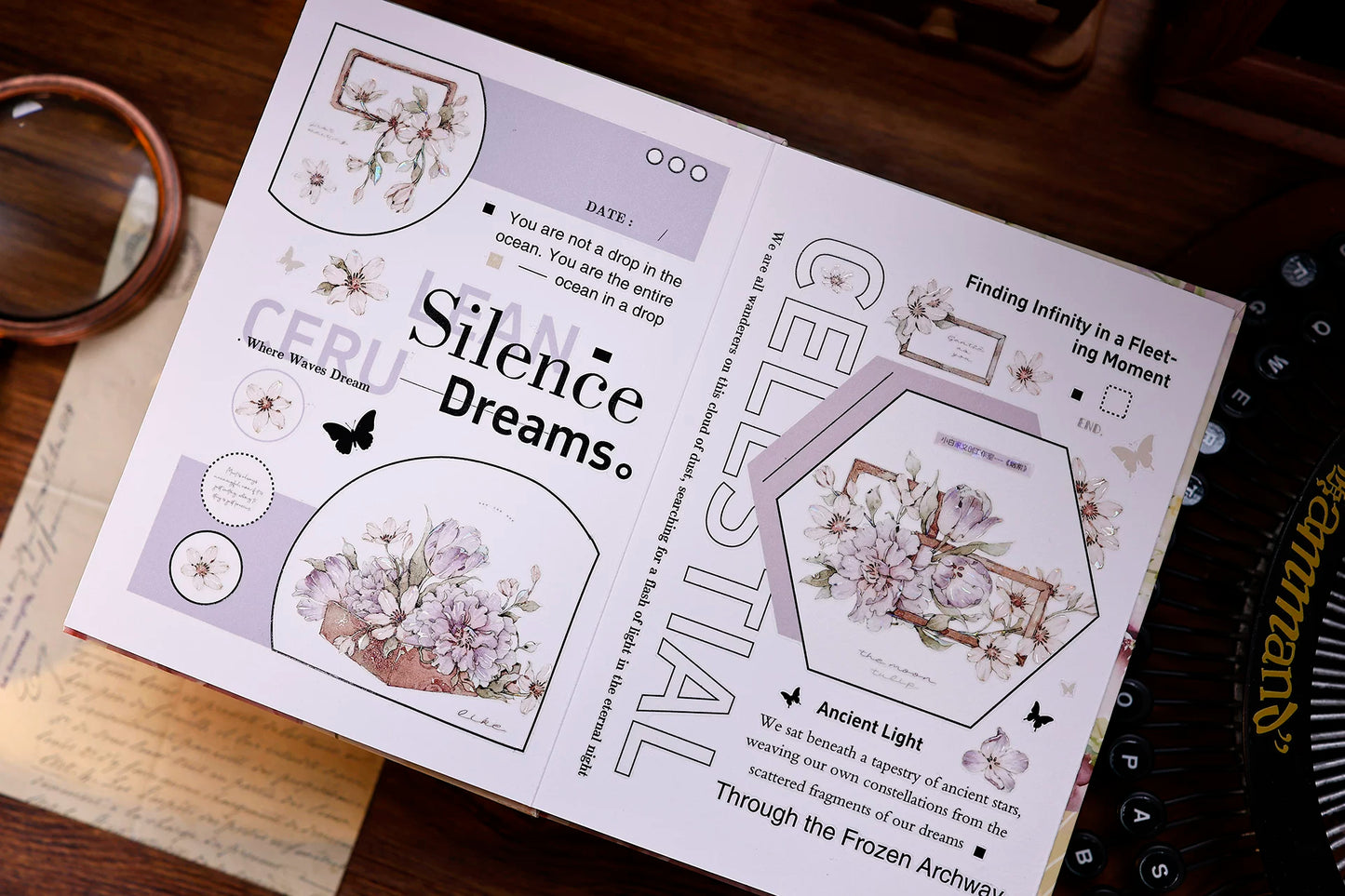 XiaoBaiJia Salt Series【Color Frame Edge Sequence】Pre-cut Orginal Design Washi/Pet Tape Light Retro Stickers