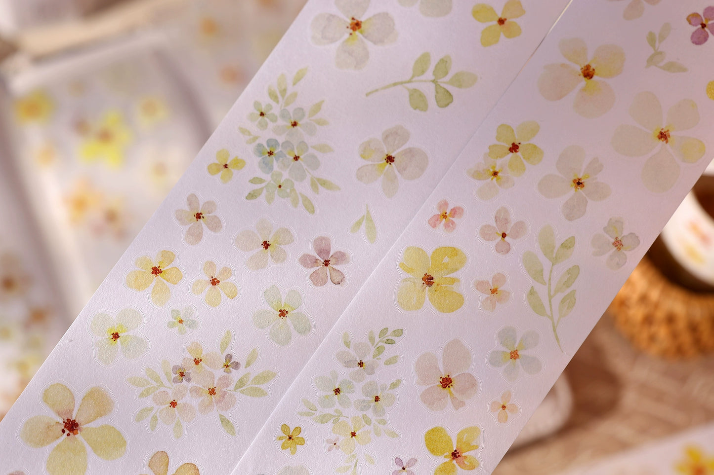 XiaoBaiJia Minimalist Style【Stars】Light Retro Orginal Design Washi Pet Tape Landscape Stickers