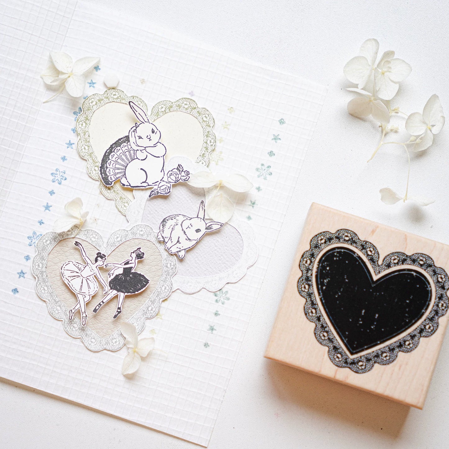 Yuanzi-Jennyuanzi【Lace Border Series】Retro maple Stamp