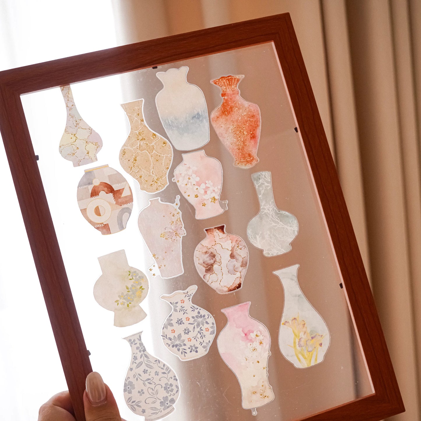 Yuanzi-Jennyuanzi【Nianci 2】Vorgeschnittenes Vase Washi PET Tape
