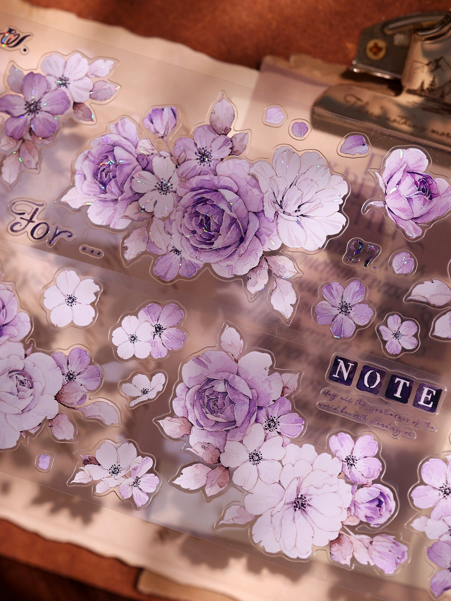 XiaoBaiJia【Sparse Shadows】Light Retro Orginal Design Washi Pet Tape Landscape Stickers