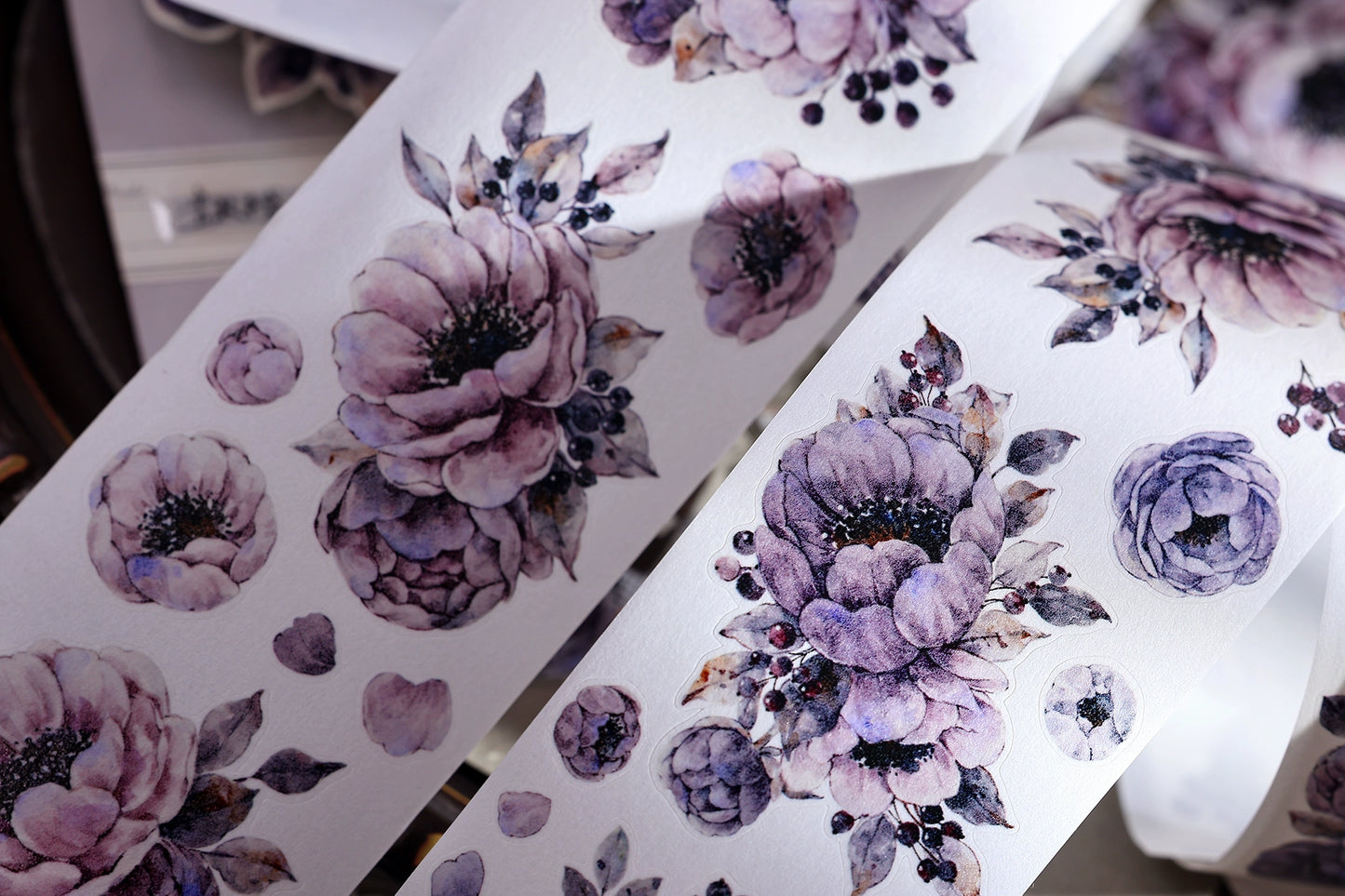 XiaoBaiJia【Night Breeze】Light Retro Orginal Design Washi Pet Tape Landscape Stickers