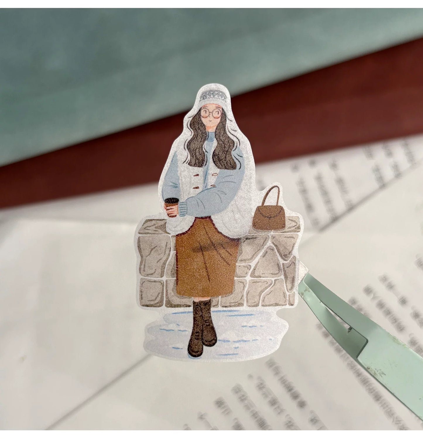 ZiYuanSu【Warm Winter】Background Scene Pre-cut Washi/PET Tape