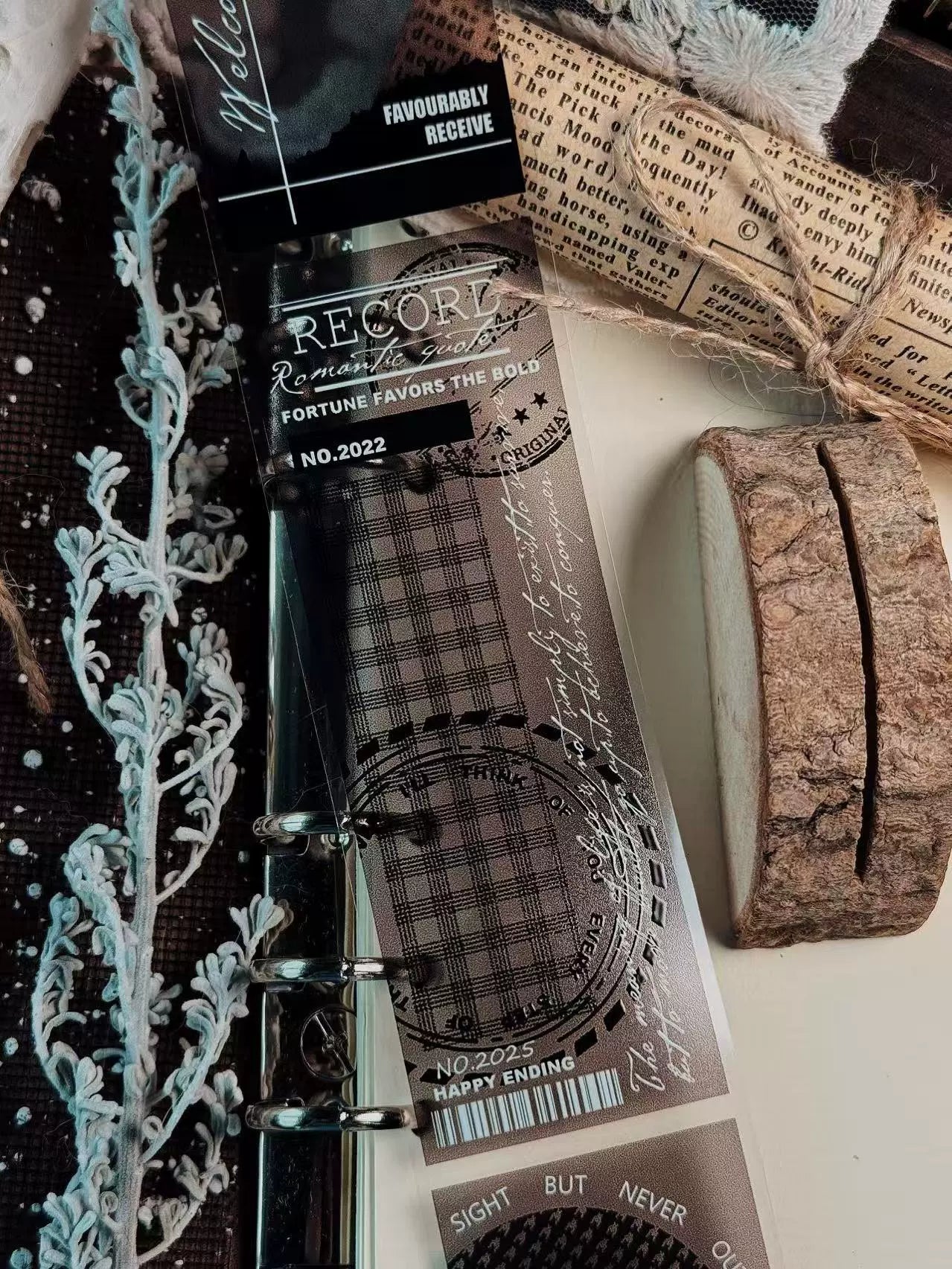 Linlanxi【Plain Semi Transparent Sticky Notes】Original Design Black and White Half Transparent Memo Washi/Pet Tape