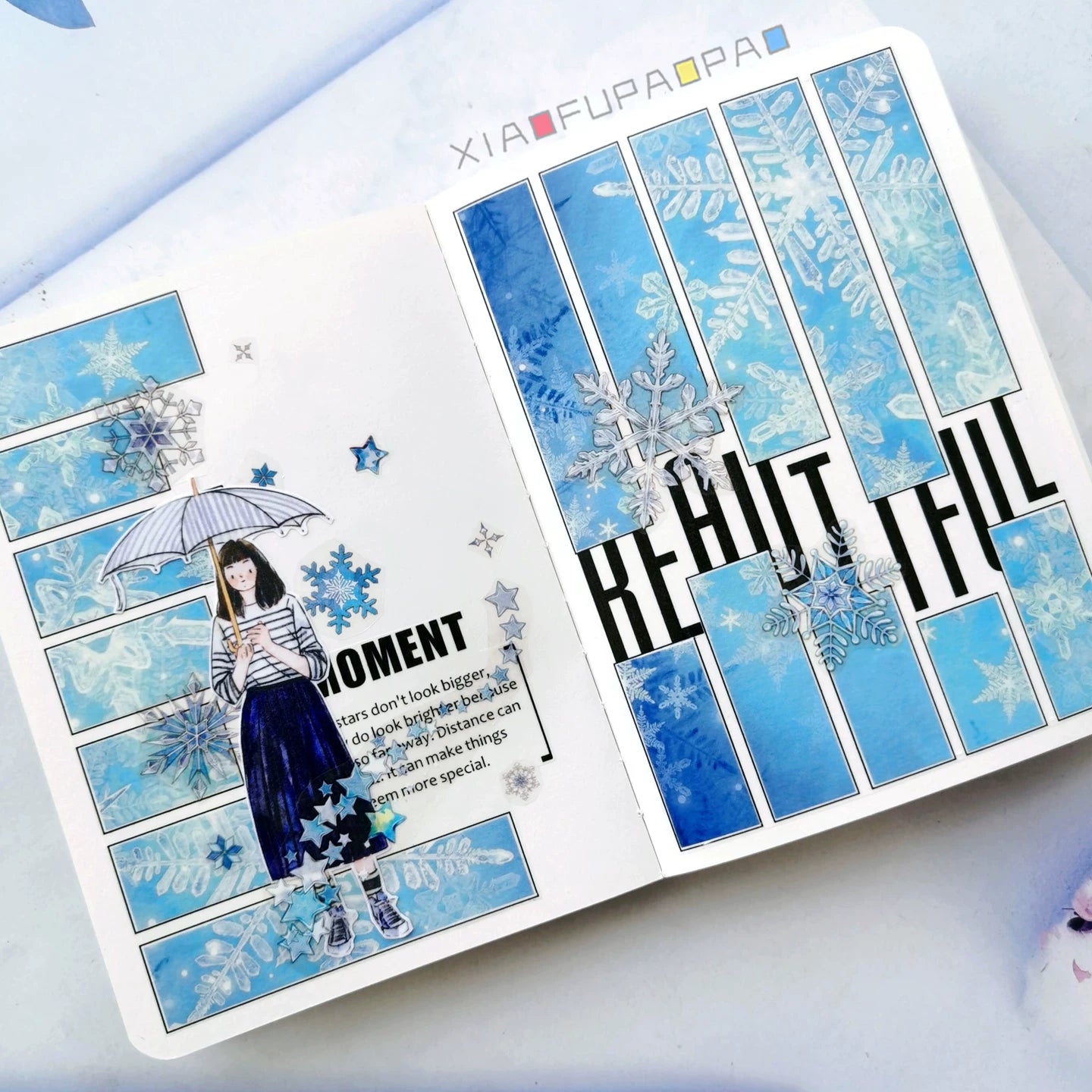 Small Floating Bubble Typesetting5 Washi Tape Basic Lazy Border Frame Suitable for A6/B6/A5