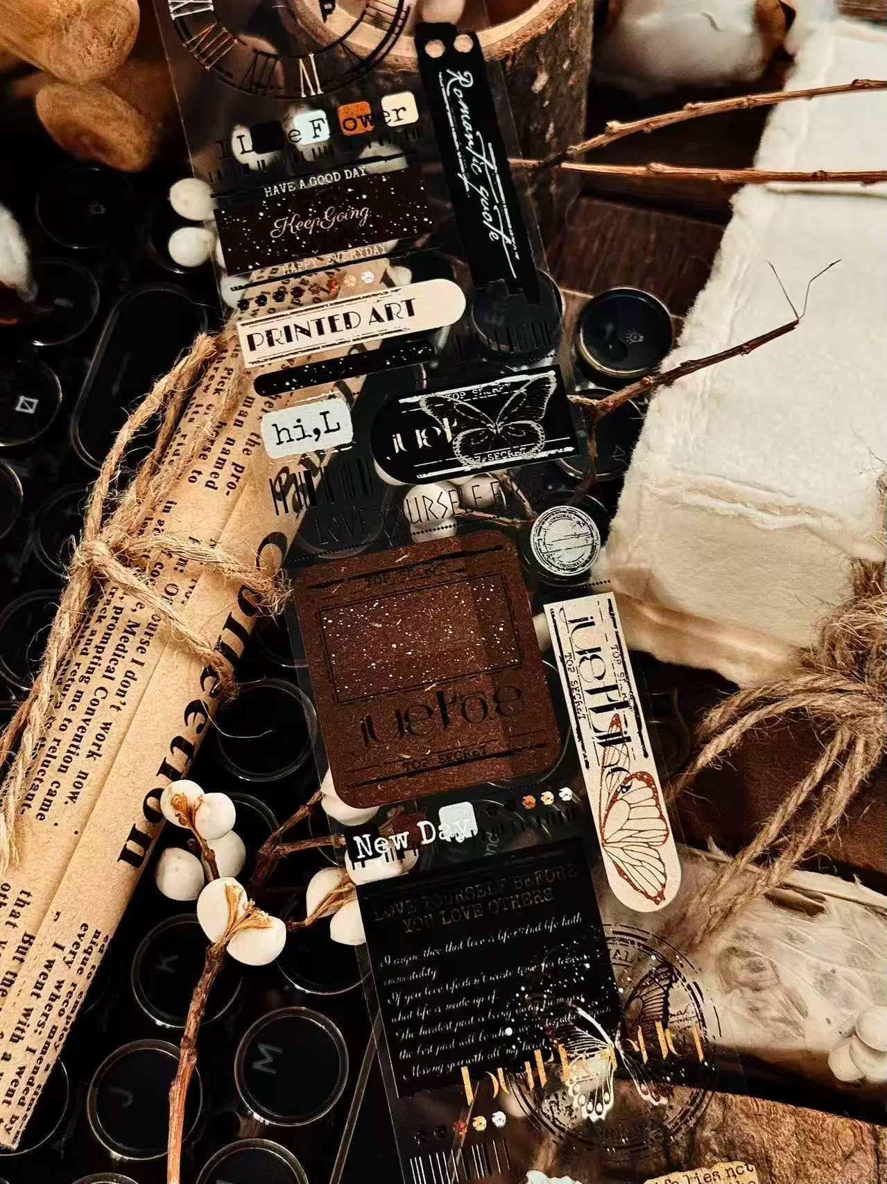 Linlanxi Vol13【Iris Flower】Original Design Retro Exquisite Light Vintage Decorative Washi Pet Tape