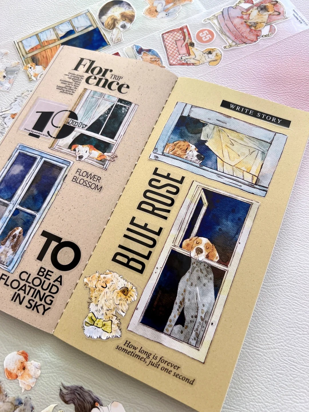 DingDing Washi Tape Set-2 (55+TN-6) Washi PET Tape Stickers,Original Designs,Fashion Characters Figures for Scrapbooks Supplies,Journaling,Junk Journal,Bullet Journals,Planners