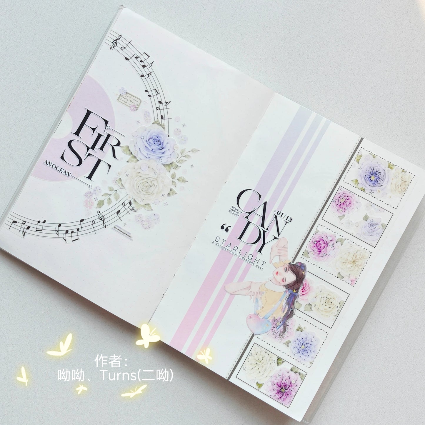 Rita's Little World【Ribbon 2.5cm*5m Set】4-color set of  Washi Paper Tape