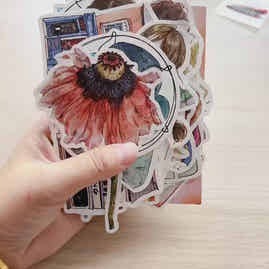 DingDing【96 Pcs Irregularly Shaped Bookmark】,Original Design Note Sheets, Card,Gifts for Readers, Page Marker Book Markers